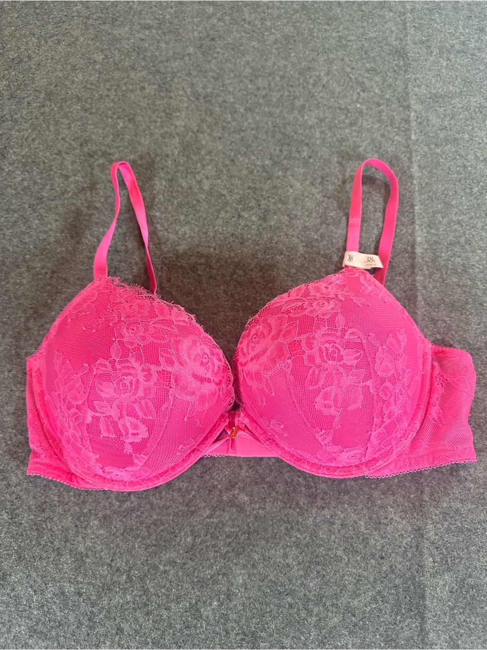 NWT Victoria's Secret Pink Lace Push-Up Bra